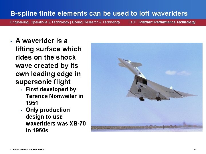 B-spline finite elements can be used to loft waveriders Engineering, Operations & Technology | B-spline finite elements can be used to loft waveriders Engineering, Operations & Technology |