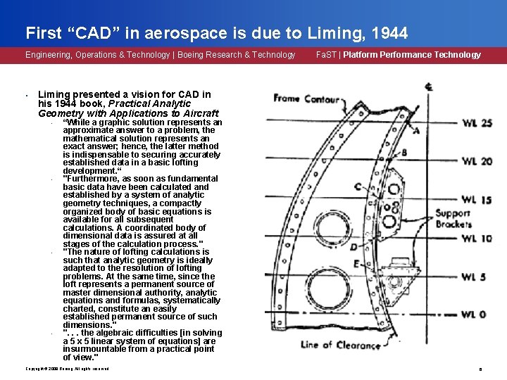First “CAD” in aerospace is due to Liming, 1944 Engineering, Operations & Technology | First “CAD” in aerospace is due to Liming, 1944 Engineering, Operations & Technology |