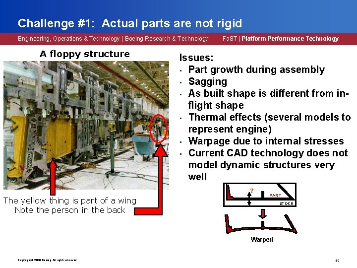 Challenge #1: Actual parts are not rigid Engineering, Operations & Technology | Boeing Research Challenge #1: Actual parts are not rigid Engineering, Operations & Technology | Boeing Research