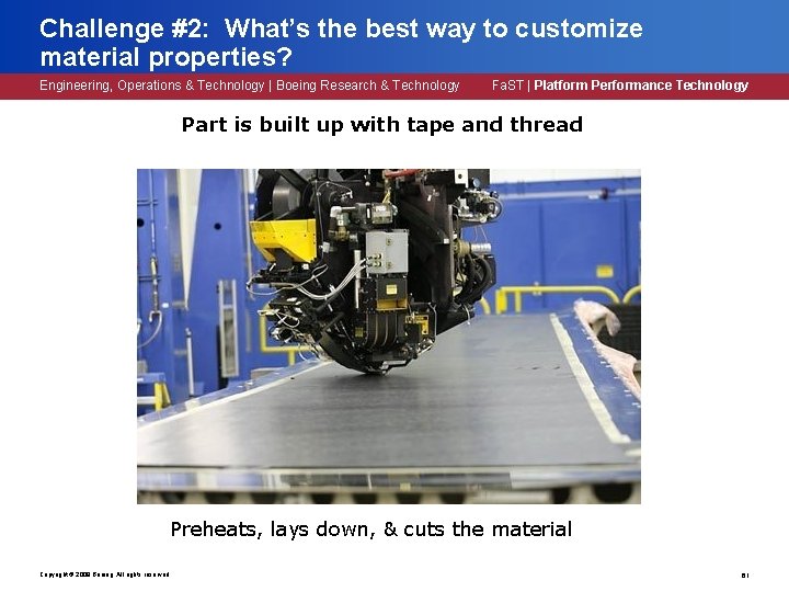 Challenge #2: What’s the best way to customize material properties? Engineering, Operations & Technology Challenge #2: What’s the best way to customize material properties? Engineering, Operations & Technology