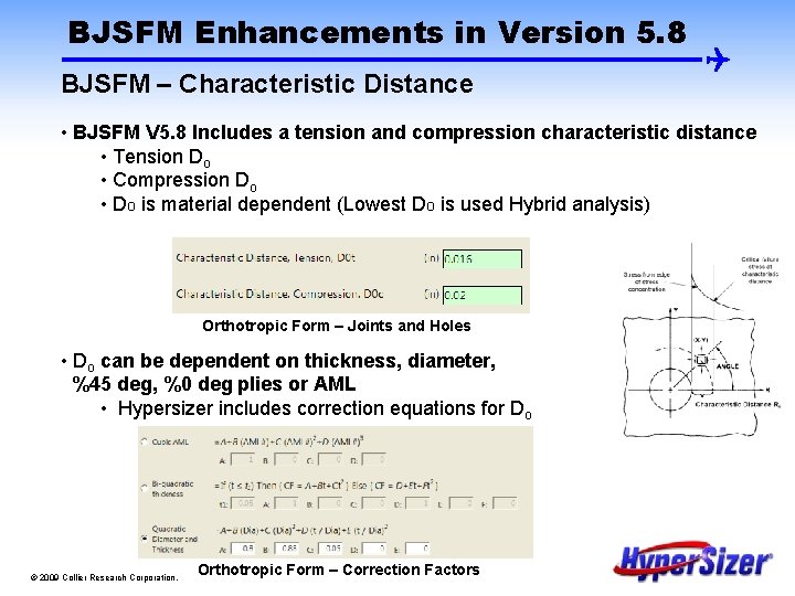BJSFM Enhancements in Version 5. 8 BJSFM – Characteristic Distance • BJSFM V 5.