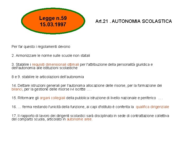 Ordinamento Ascendente O Discendente Scuola ORDINAMENTI 1 CICLO DI ISTRUZIONE Ordinamento Con il