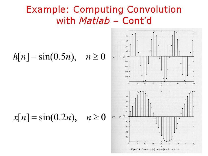 Chapter 3 Convolution Representation DT UnitImpulse Response Consider