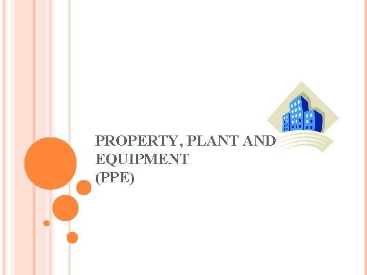 PROPERTY, PLANT AND EQUIPMENT (PPE) 