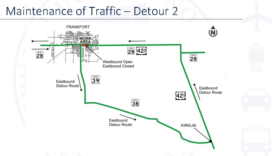 Maintenance of Traffic – Detour 2 