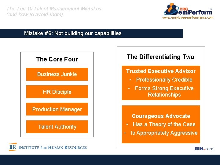 The Top 10 Talent Management Mistakes and how