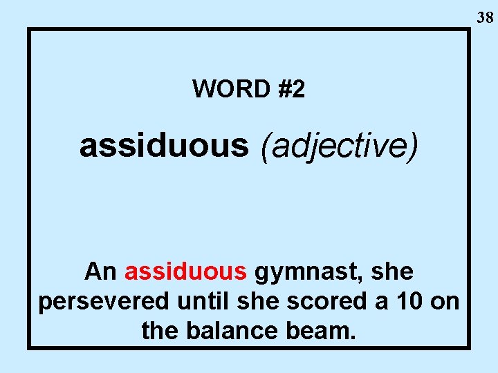 What Is The Adjective Of Perseverance