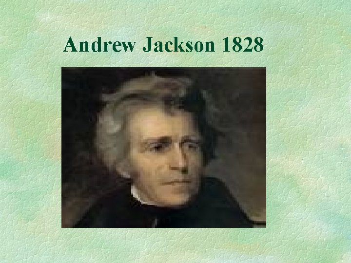 Andrew Jackson 1828 