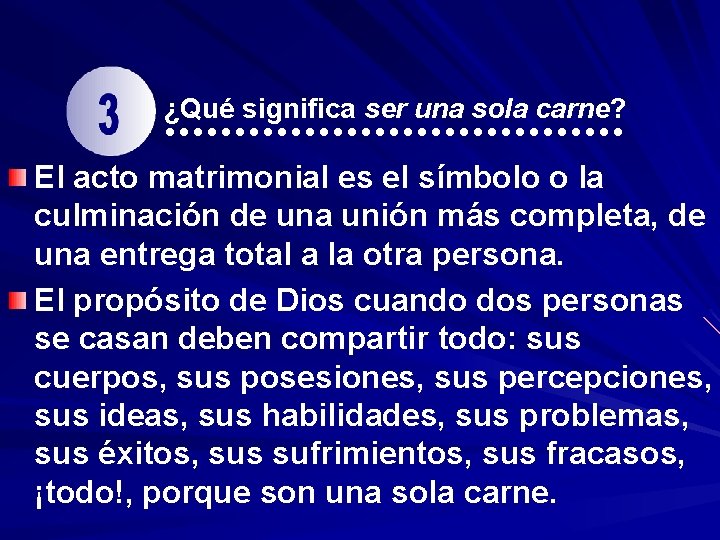 ¿Qué significa ser una sola carne? El acto matrimonial es el símbolo o la