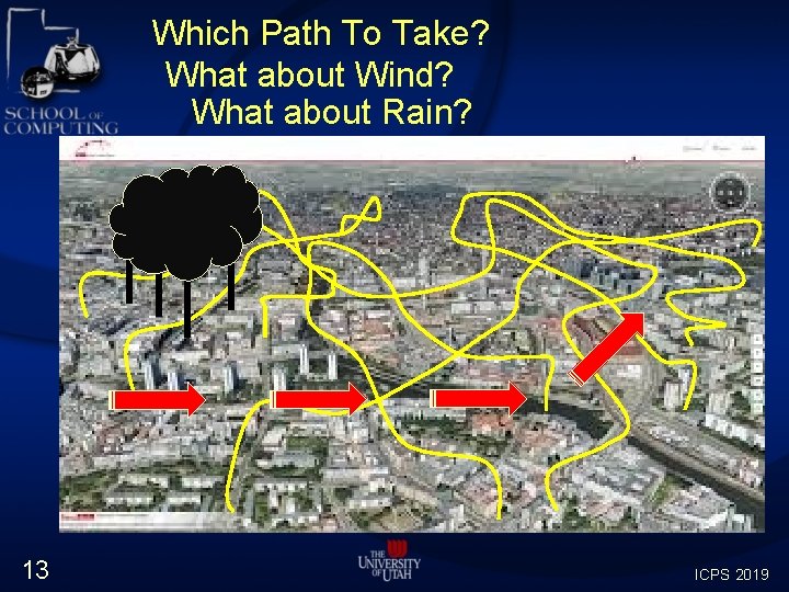 Which Path To Take? What about Wind? What about Rain? 13 ICPS 2019 Which Path To Take? What about Wind? What about Rain? 13 ICPS 2019