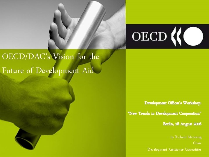 OECDDACs Vision for the Future of Development Aid