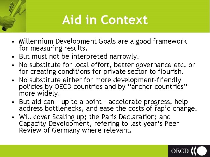 Measuring Development Aid OECDDACs Vision for the Future of Development Aid