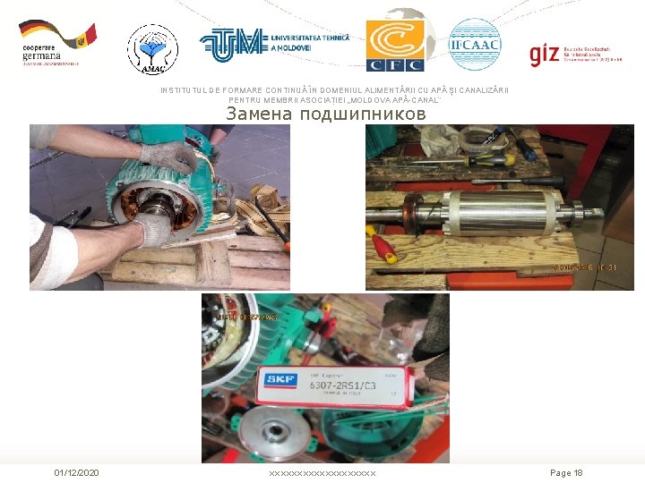 INSTITUTUL DE FORMARE CONTINUĂ ÎN DOMENIUL ALIMENTĂRII CU APĂ ŞI CANALIZĂRII PENTRU MEMBRII ASOCIAȚIEI