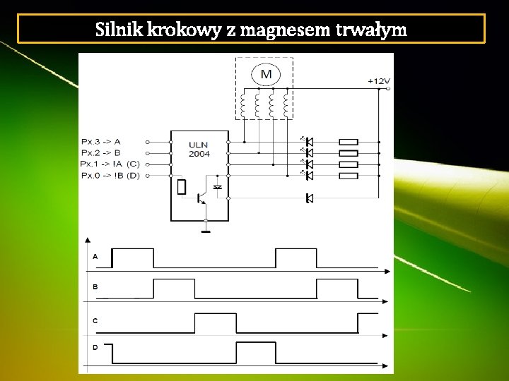 Silnik krokowy z magnesem trwałym 