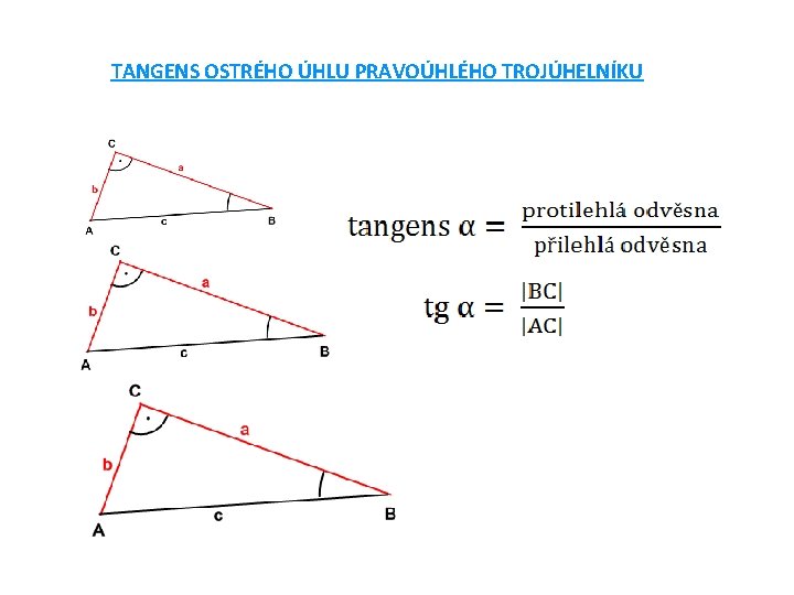 TANGENS OSTRÉHO ÚHLU PRAVOÚHLÉHO TROJÚHELNÍKU 