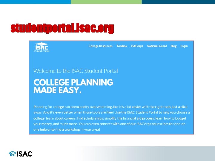 studentportal. isac. org 