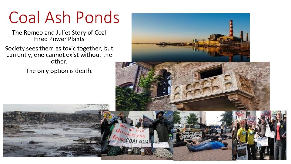 Coal Ash Ponds The Romeo and Juliet Story of Coal Fired Power Plants Society