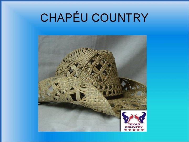 CHAPÉU COUNTRY 