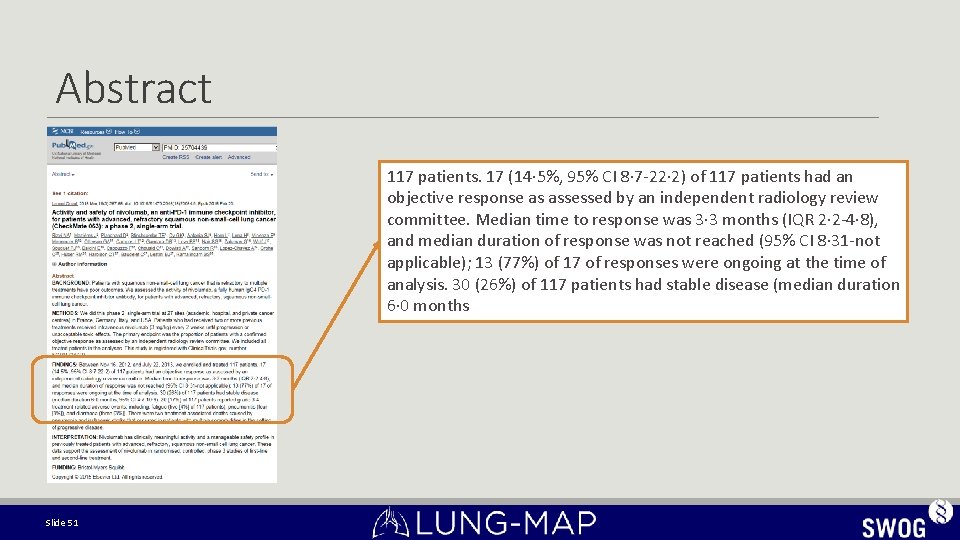 Abstract 117 patients. 17 (14· 5%, 95% CI 8· 7 -22· 2) of 117 Abstract 117 patients. 17 (14· 5%, 95% CI 8· 7 -22· 2) of 117