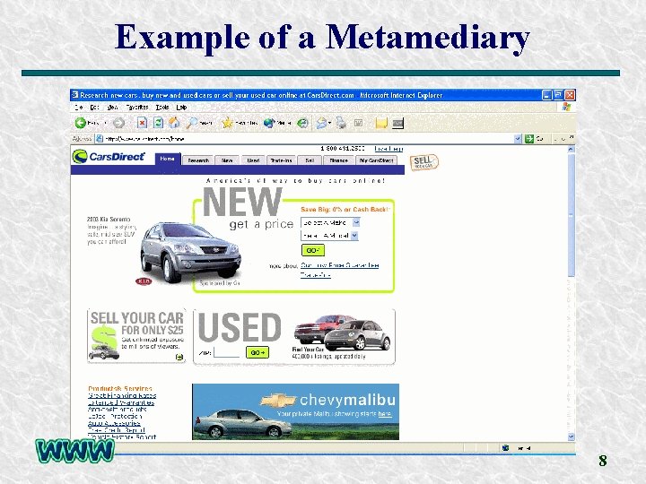 Example of a Metamediary 8 Example of a Metamediary 8