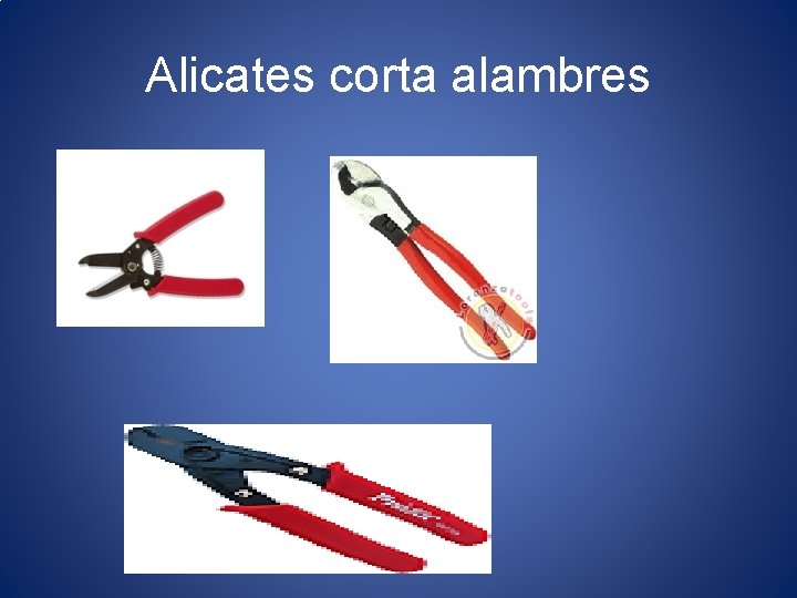 Alicates corta alambres 