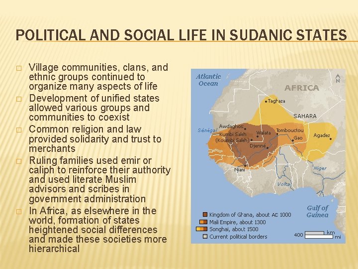 POLITICAL AND SOCIAL LIFE IN SUDANIC STATES � � � Village communities, clans, and