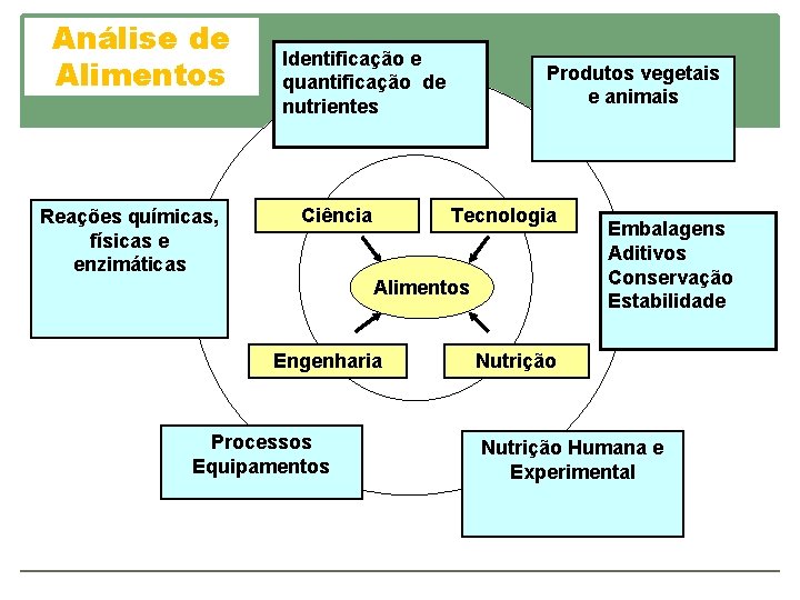 Análise de Alimentos Ciência Produtos vegetais e animais Tecnologia Alimentos Engenharia Processos Equipamentos Embalagens