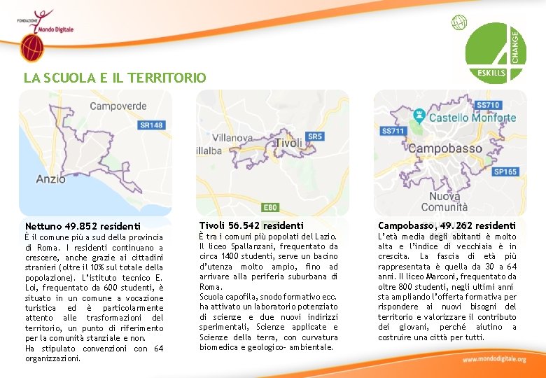 LA SCUOLA E IL TERRITORIO Nettuno 49. 852 residenti È il comune più a LA SCUOLA E IL TERRITORIO Nettuno 49. 852 residenti È il comune più a