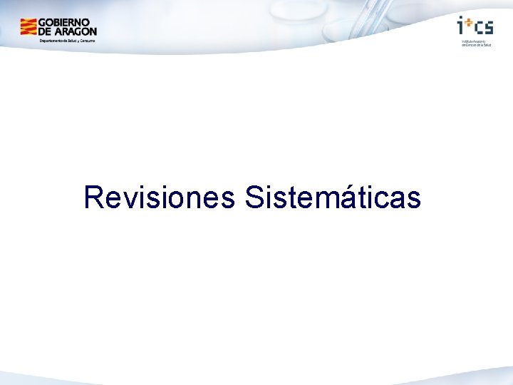 Revisiones Sistemáticas 