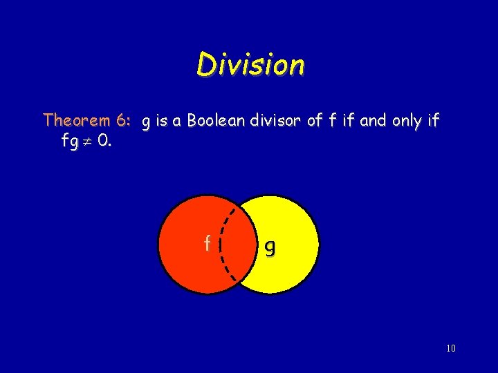 Outline Division Is Central In Many Operations What