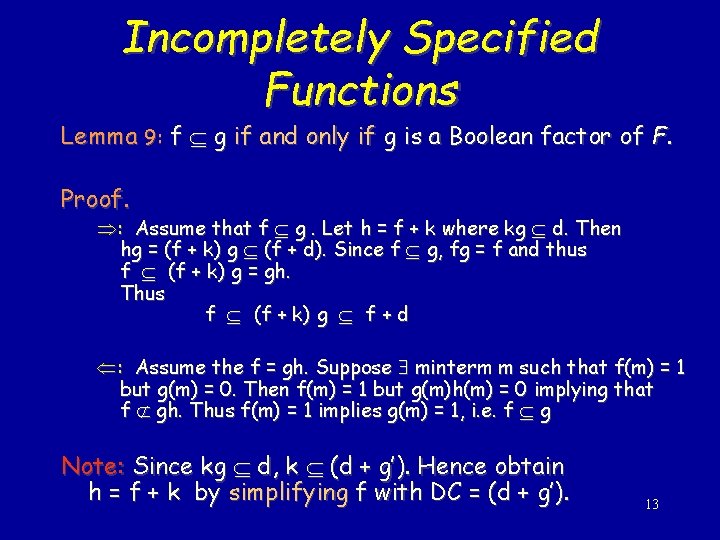 Outline Division Is Central In Many Operations What