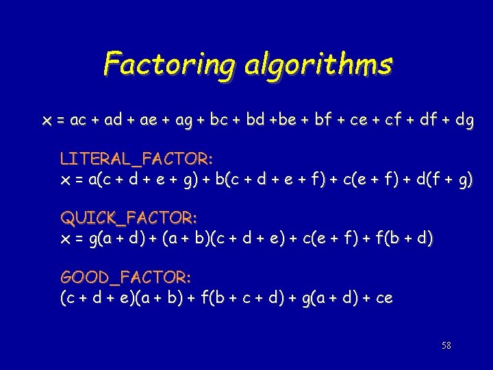 Outline Division Is Central In Many Operations What