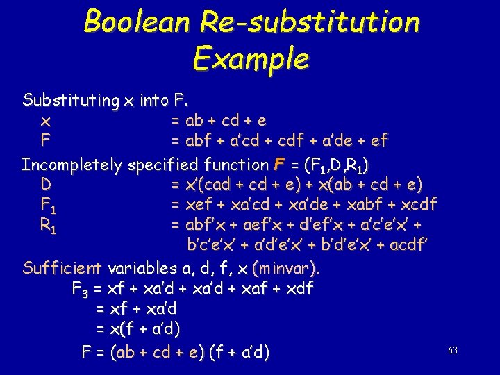 Outline Division Is Central In Many Operations What