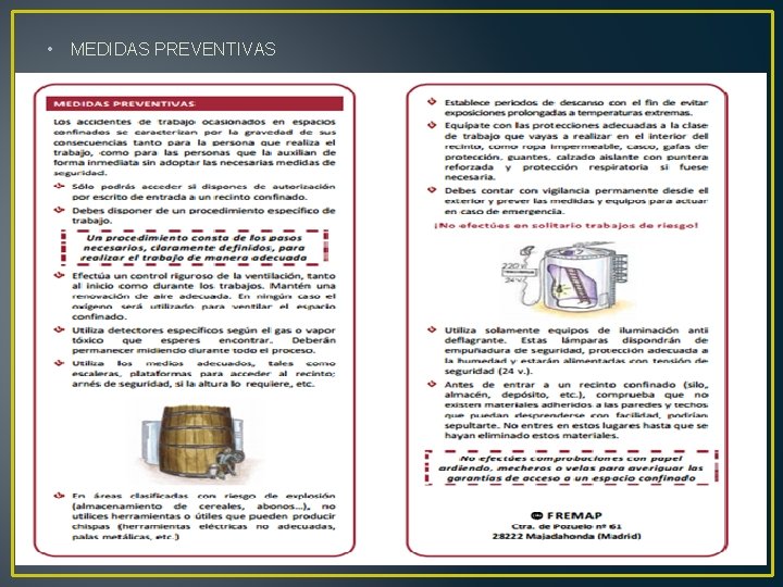  • MEDIDAS PREVENTIVAS 