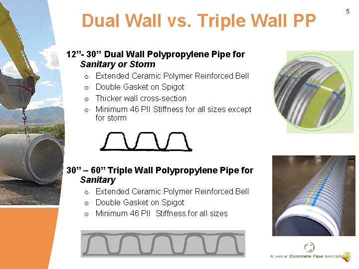 Dual Wall vs. Triple Wall PP 12”- 30” Dual Wall Polypropylene Pipe for Sanitary