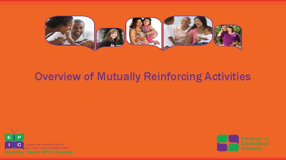Overview of Mutually Reinforcing Activities 