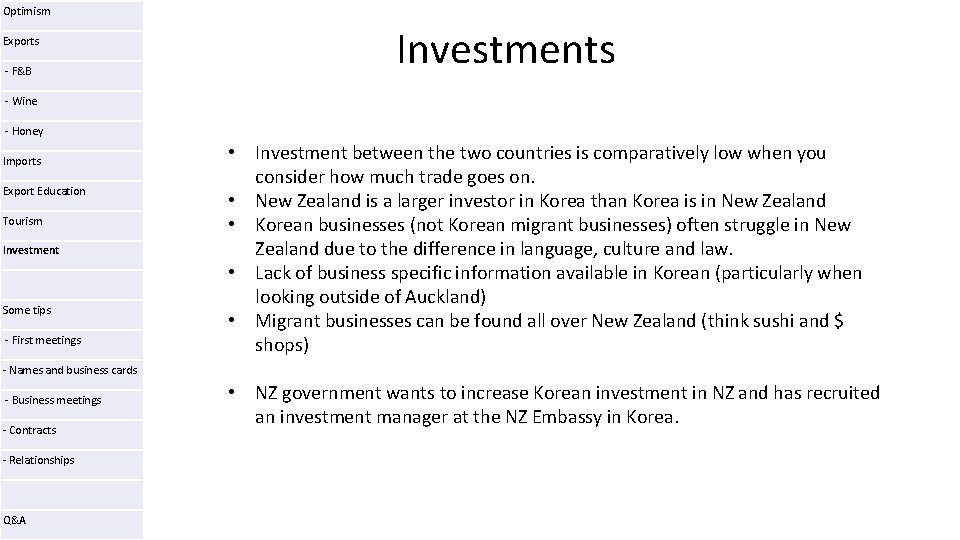 Optimism Exports - F&B Investments - Wine - Honey Imports Export Education Tourism Investment Optimism Exports - F&B Investments - Wine - Honey Imports Export Education Tourism Investment