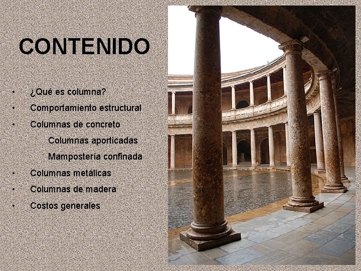 COLUMNAS Leonardo Lpez Carvajal Ral Carrascal Quintero Roger