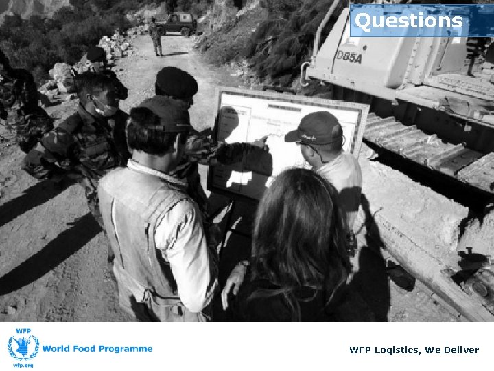 Questions WFP Logistics, We Deliver 