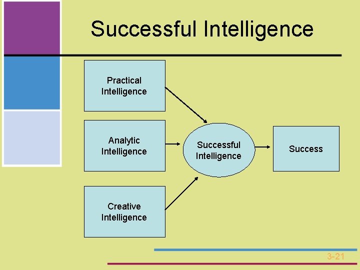 Successful Intelligence Practical Intelligence Analytic Intelligence Successful Intelligence Success Creative Intelligence 3 -21 