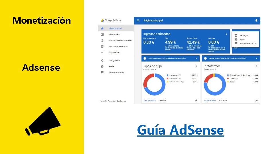 Monetización Adsense Guía Ad. Sense 