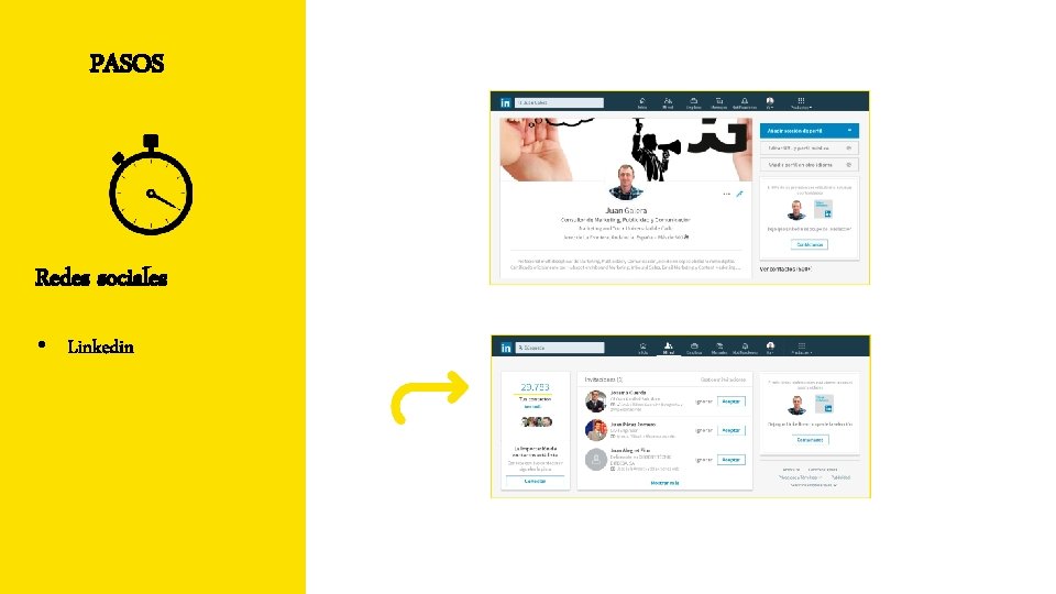 PASOS Redes sociales • Linkedin 
