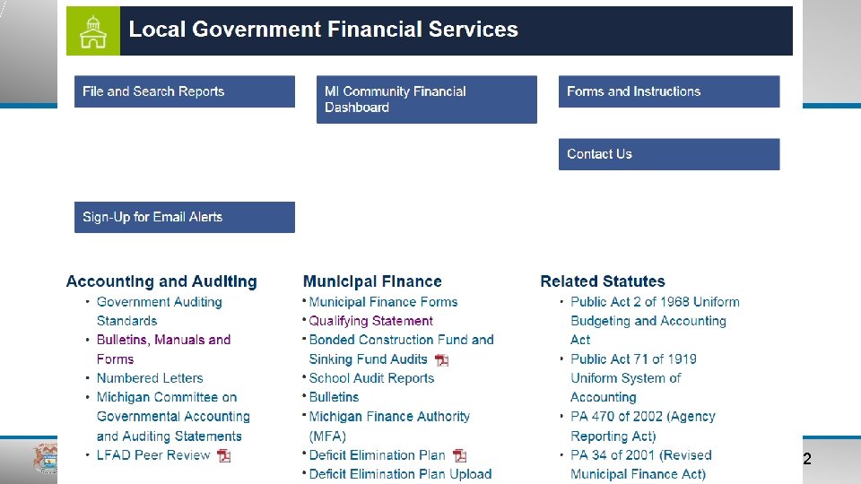 State of Michigan Department of Treasury 2 State of Michigan Department of Treasury 2
