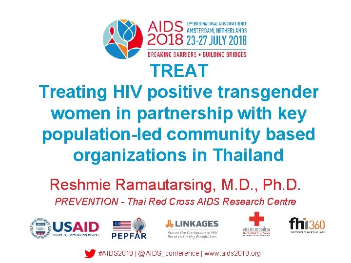 TREAT Treating HIV positive transgender women in partnership with key population-led community based organizations