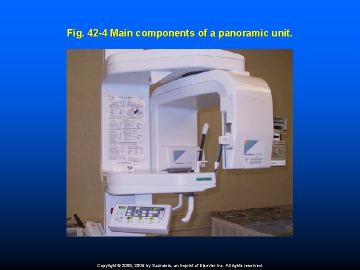 Fig. 42 -4 Main components of a panoramic unit. Copyright © 2009, 2006 by