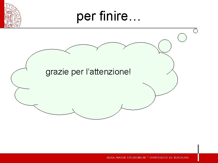 per finire… grazie per l’attenzione! per finire… grazie per l’attenzione!