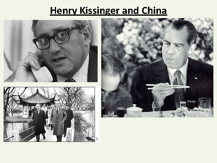 Henry Kissinger and China 