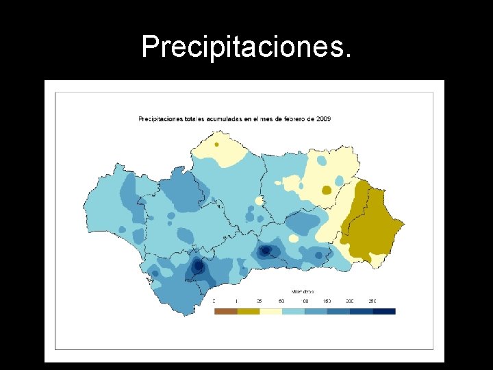 Precipitaciones. 