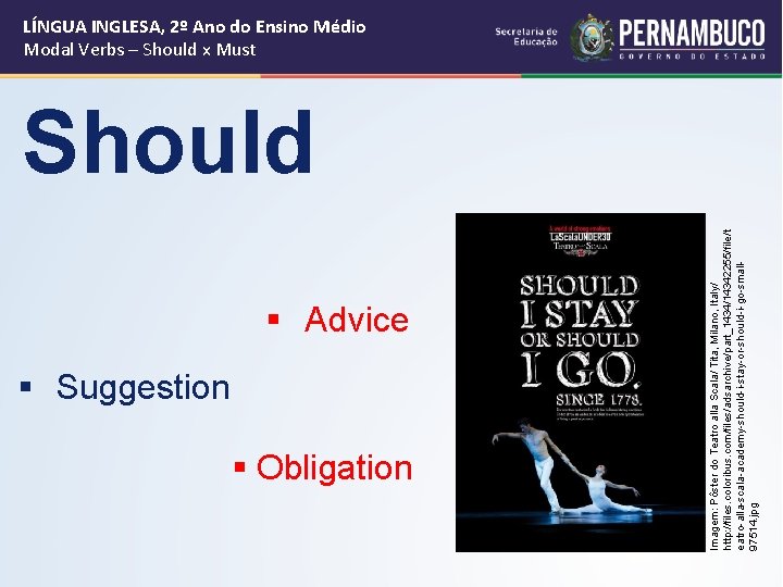 § Advice § Suggestion § Obligation Imagem: Pôster do Teatro alla Scala/ Tita, Milano,