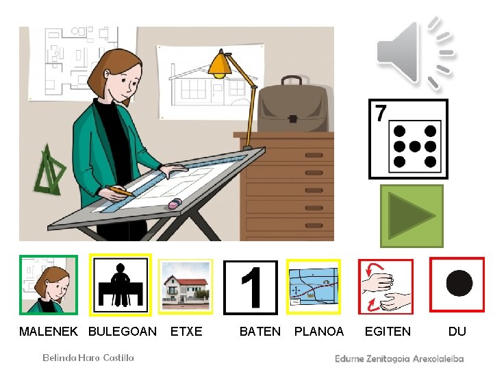 MALENEK BULEGOAN ETXE BATEN PLANOA EGITEN DU MALENEK BULEGOAN ETXE BATEN PLANOA EGITEN DU